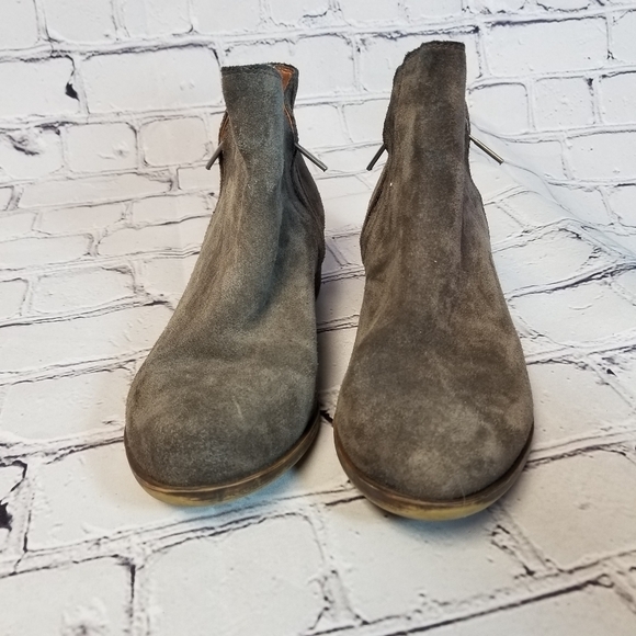 Lucky Brand Brenon gray suede booties - Picture 4 of 9